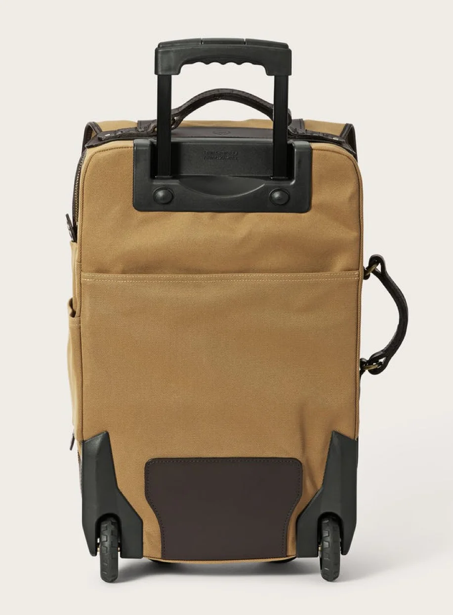 Filson Rugged Twill Rolling Carry On Bag- Tan — Carriages Fine